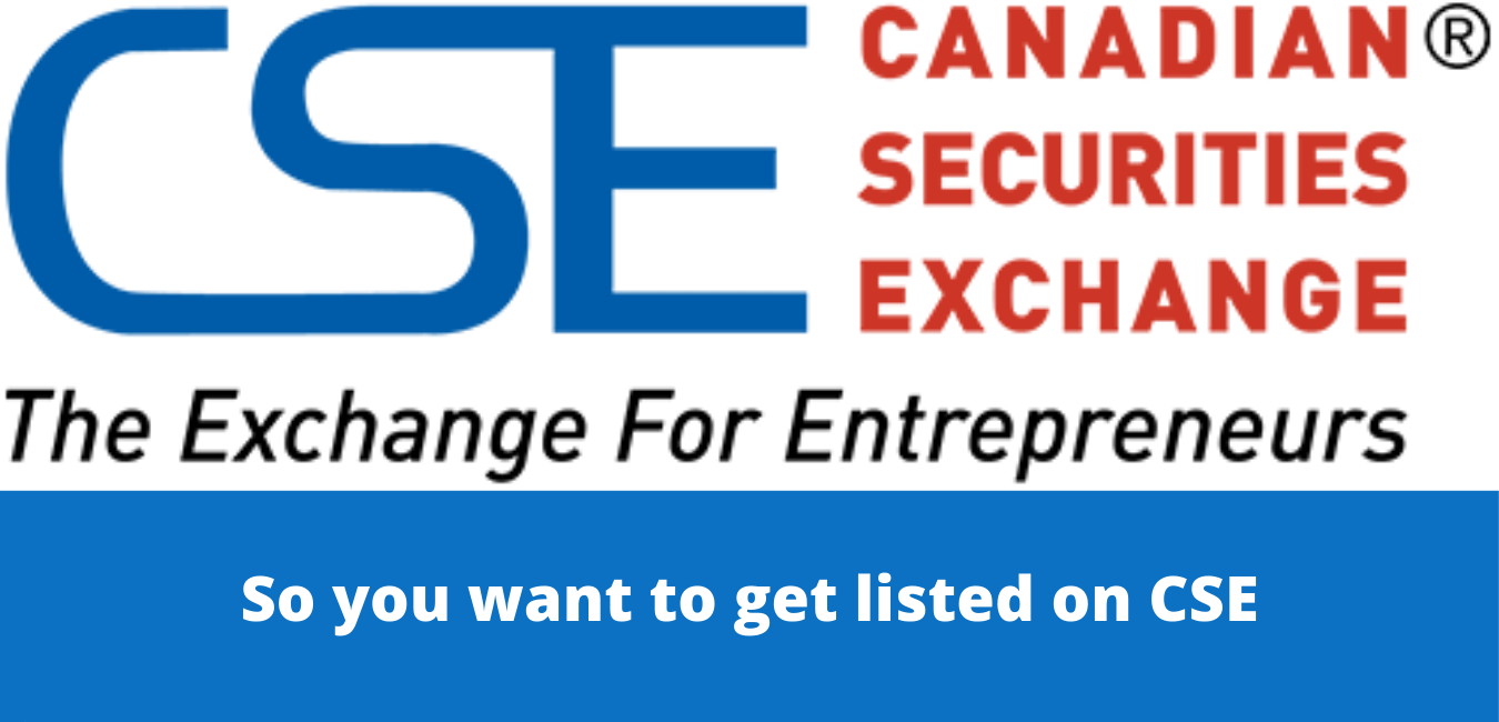 So you want to get listed on CSE